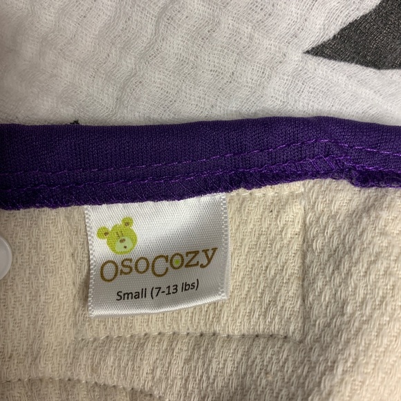 OsoCozy AIO Cloth Diaper Small - Deep Purple EUC - Picture 4 of 6